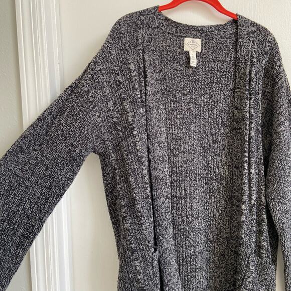 St John's Bay Charcoal Long Cardigan XL - Picture 5 of 7